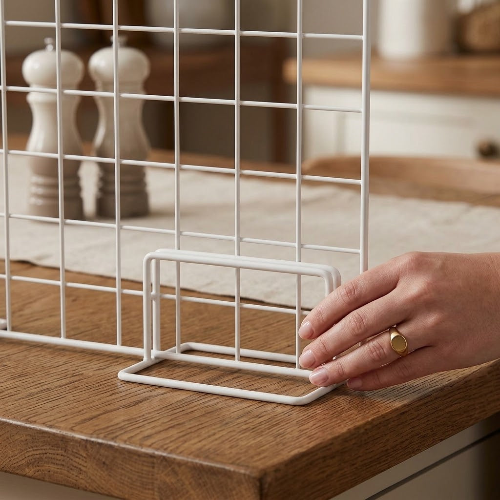 Wire Grid Photo & Art Display Stand