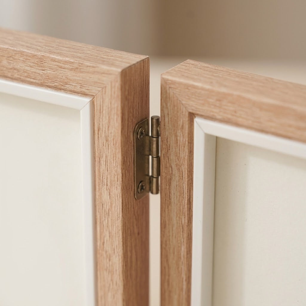 Multi-Panel Folding Wooden Photo Frame