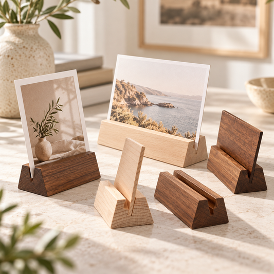 Solid Wood Postcard & Calendar Display Base