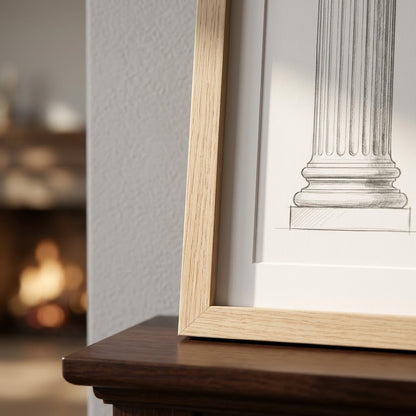 Minimalist Wooden Tabletop & Wall Photo Frame