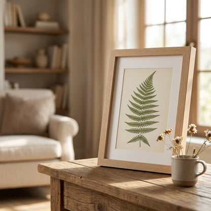 Minimalist Wooden Tabletop & Wall Photo Frame
