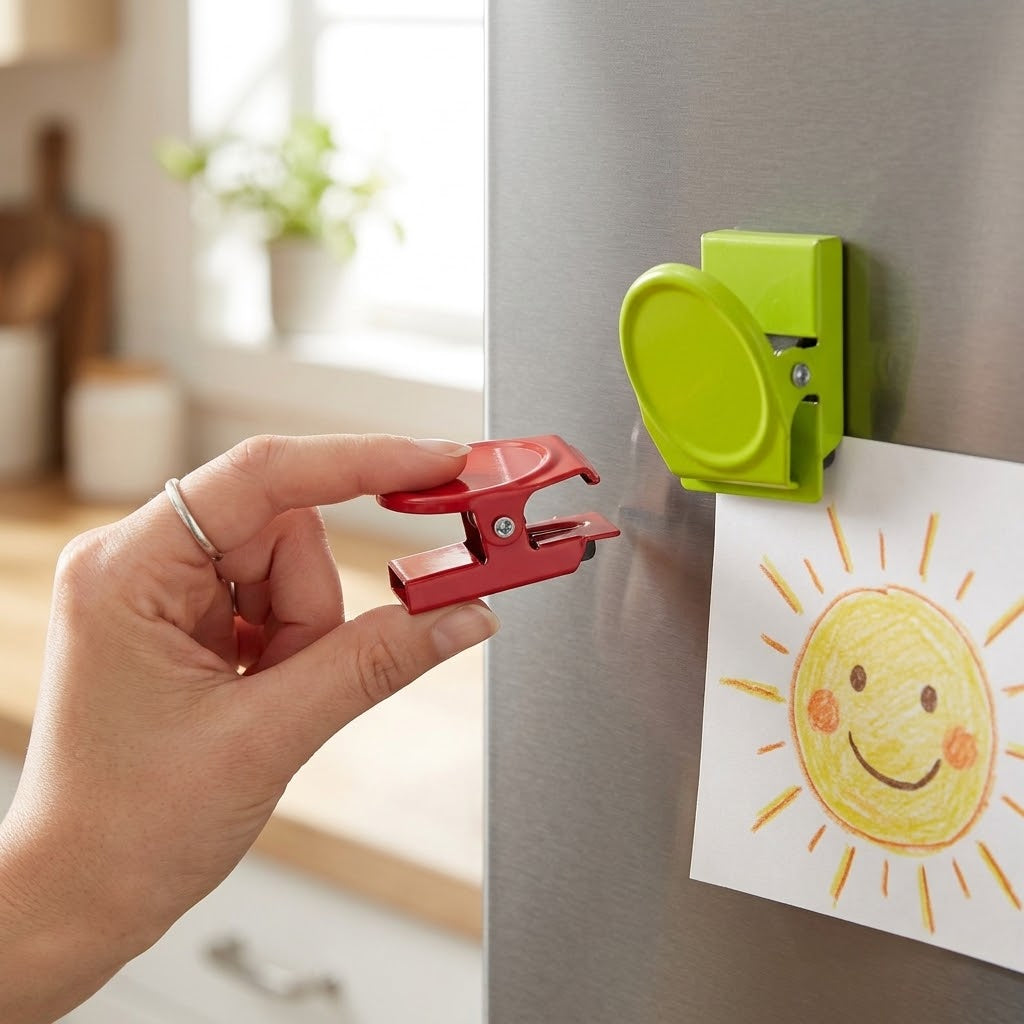 Colorful Magnetic Photo & Note Clips