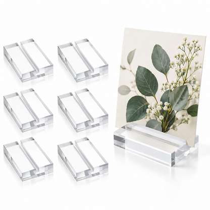 Clear Acrylic Card Slot Display Base