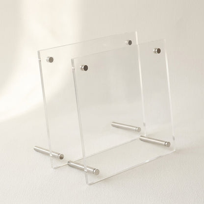 Crystal-Clear Acrylic Tabletop Photo Frame