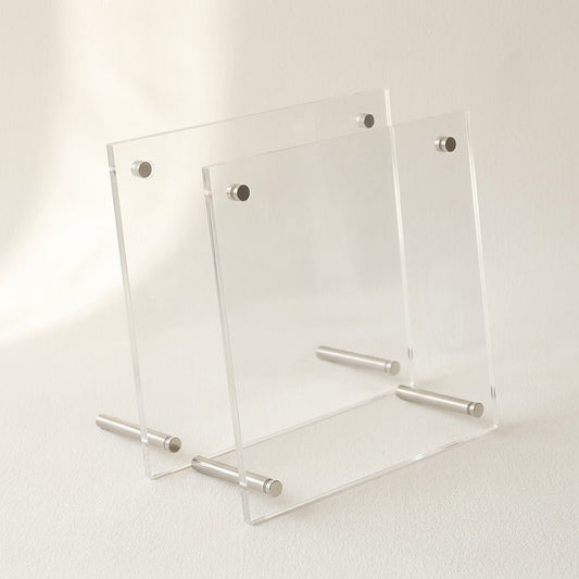 Crystal-Clear Acrylic Tabletop Photo Frame