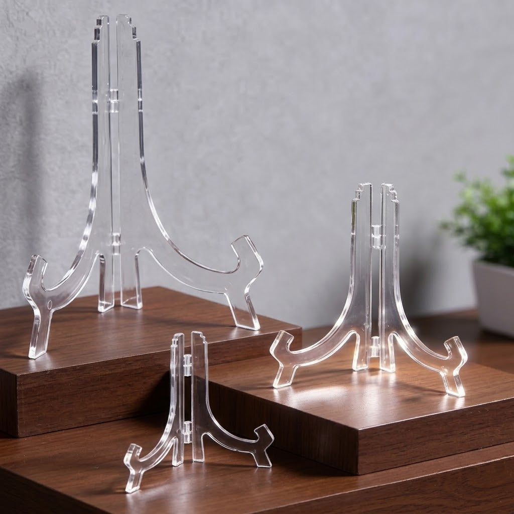 Clear Acrylic Mini Easel Display Stand