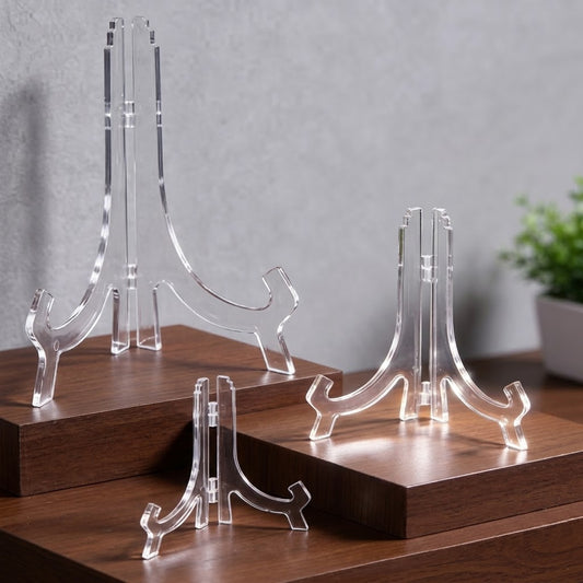 Clear Acrylic Mini Easel Display Stand